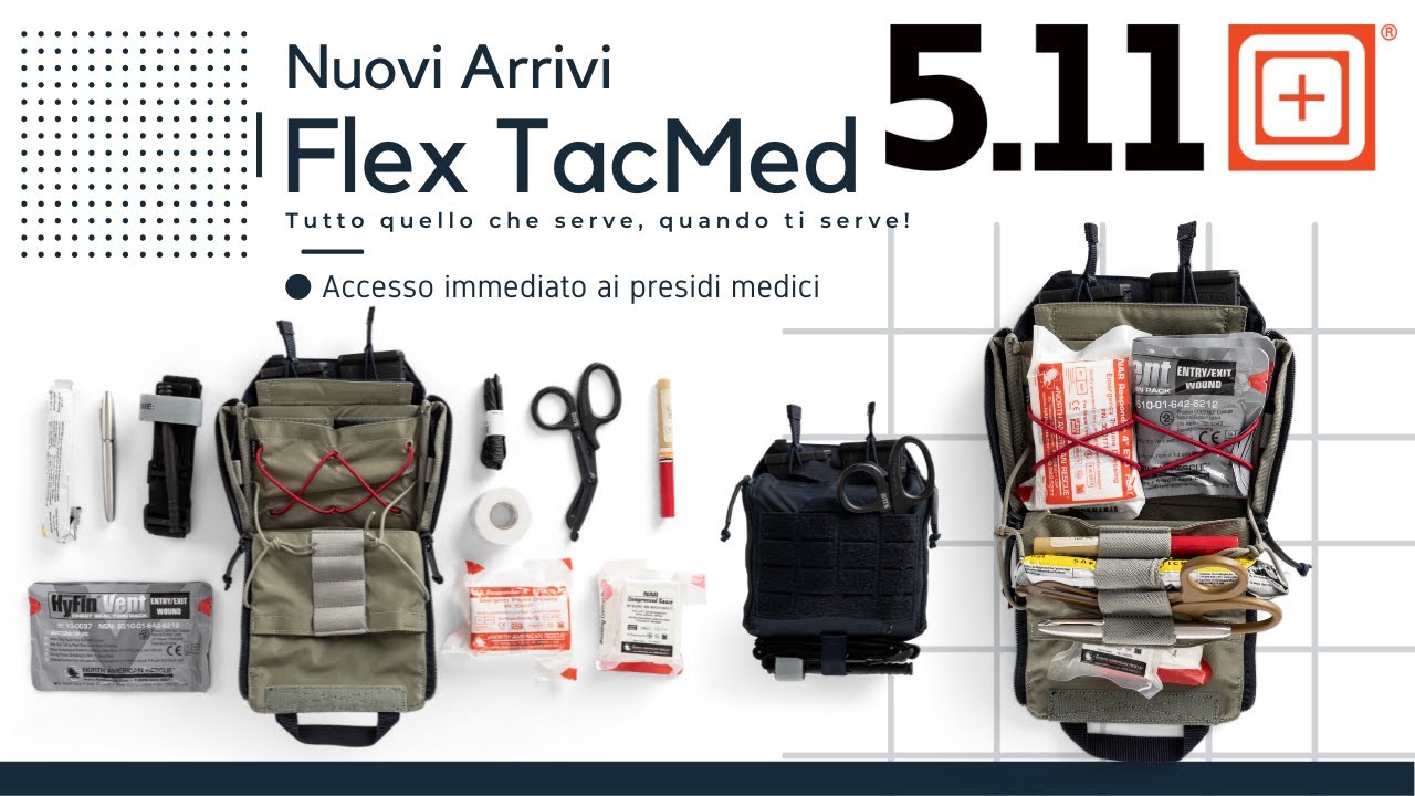 Nuovi Arrivi su BackPacco Flex TacMed Pouch di 5.11 - Tasca Medica Tattica