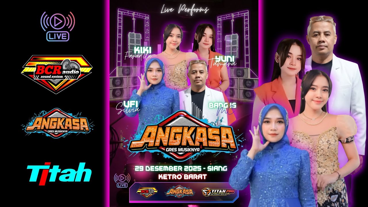 LIVE ANGKASA MUSIK Gress Musiknya..  -  BCR AUDIO  -  TITAH PRO // KETRO, 29 DESEMBER 2025