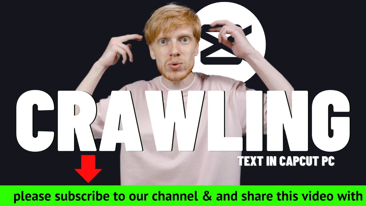 How to Make Crawling Text in CapCut PC || Moving Text Like News