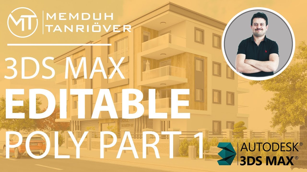 3d Studio Max Editable Poly Part 1 | 3d Max Dersleri | Arge Kariyer