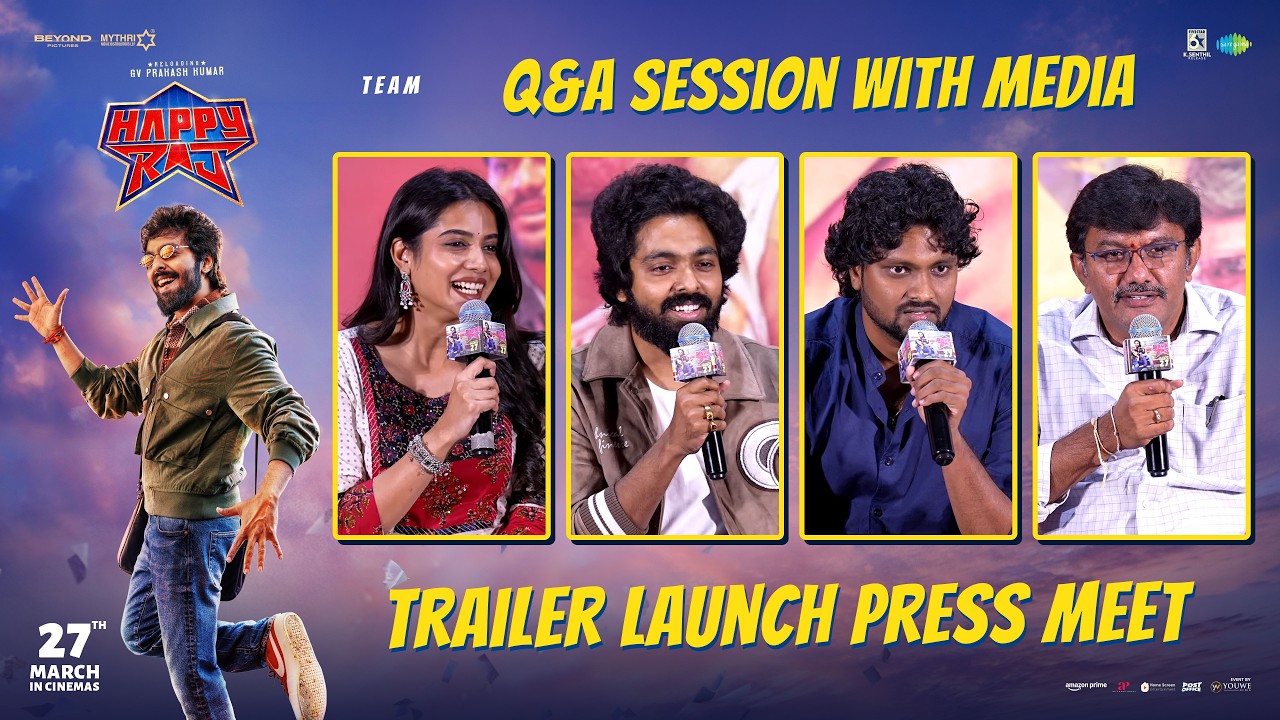 Happy Raj Movie Team Q&A Session With Media at Trailer Launch Press Meet | YouWe Media