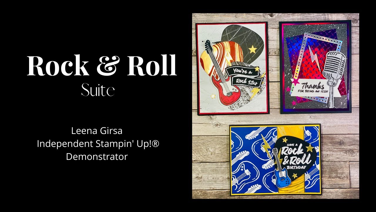 Three Fun Ideas with the Rock & Roll Suite by Stampin’ Up!®