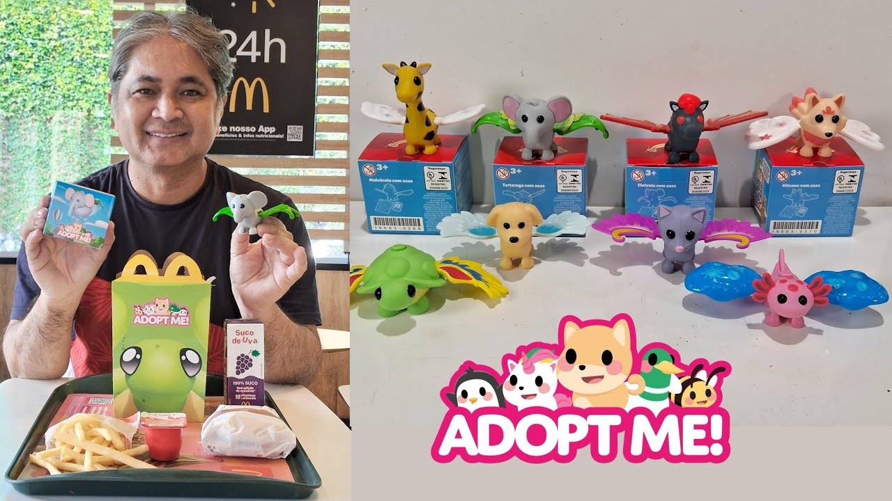 Adopt me no Mclanche Feliz Fevereiro de 2026 - unboxing 