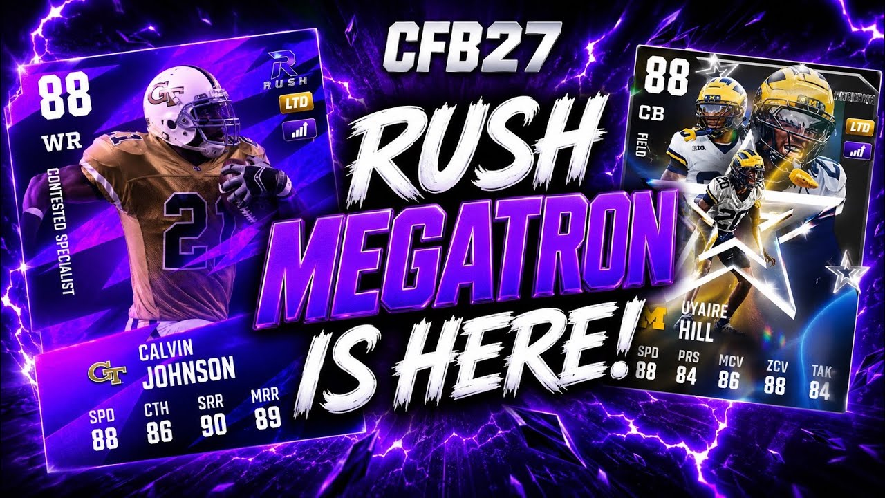 RUSH MEGATRON + PHENOMS PART 2 IS LIVE NOW IN CFB 27 ULTIMATE TEAM!