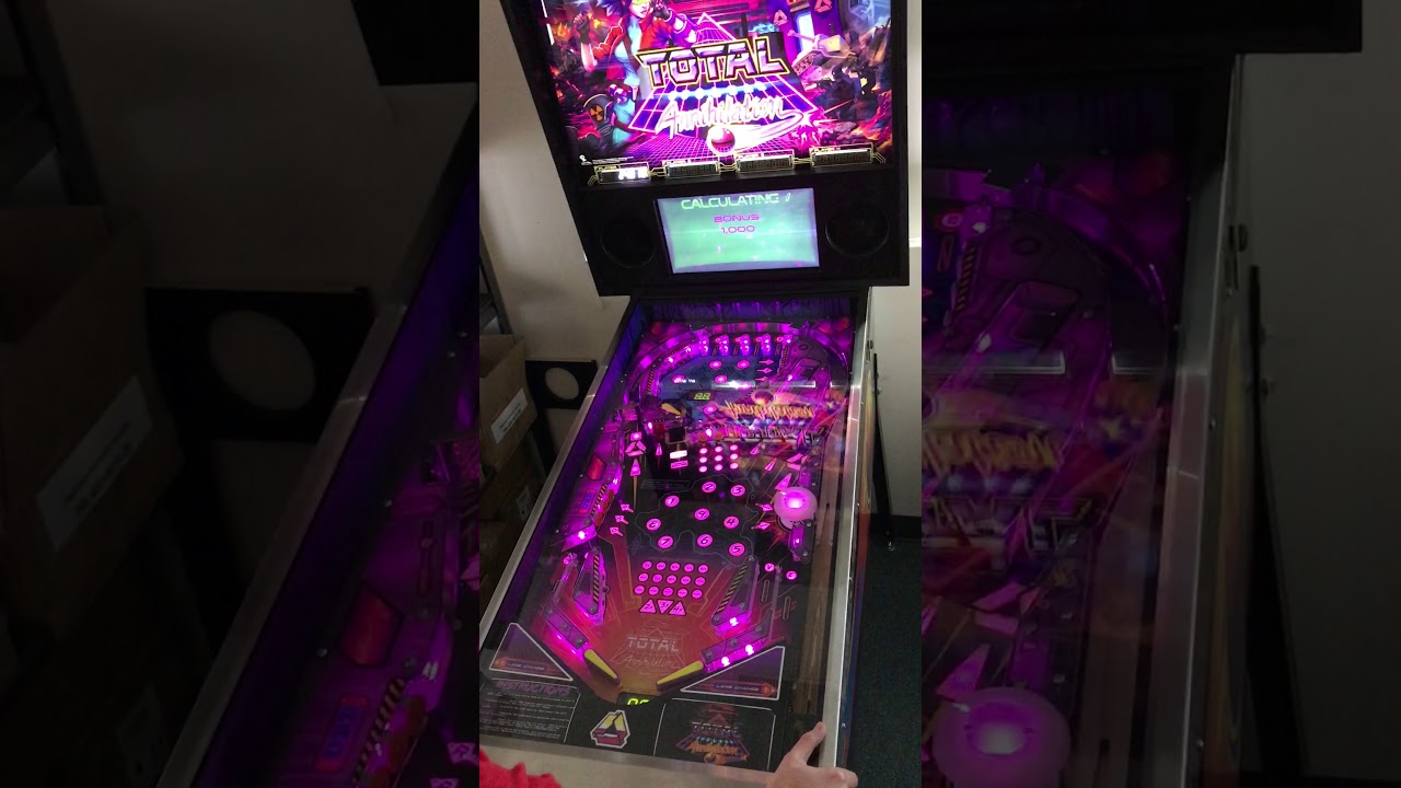 Total Nuclear Annihilation prototype pinball w/Scott Danesi at Pinball Life