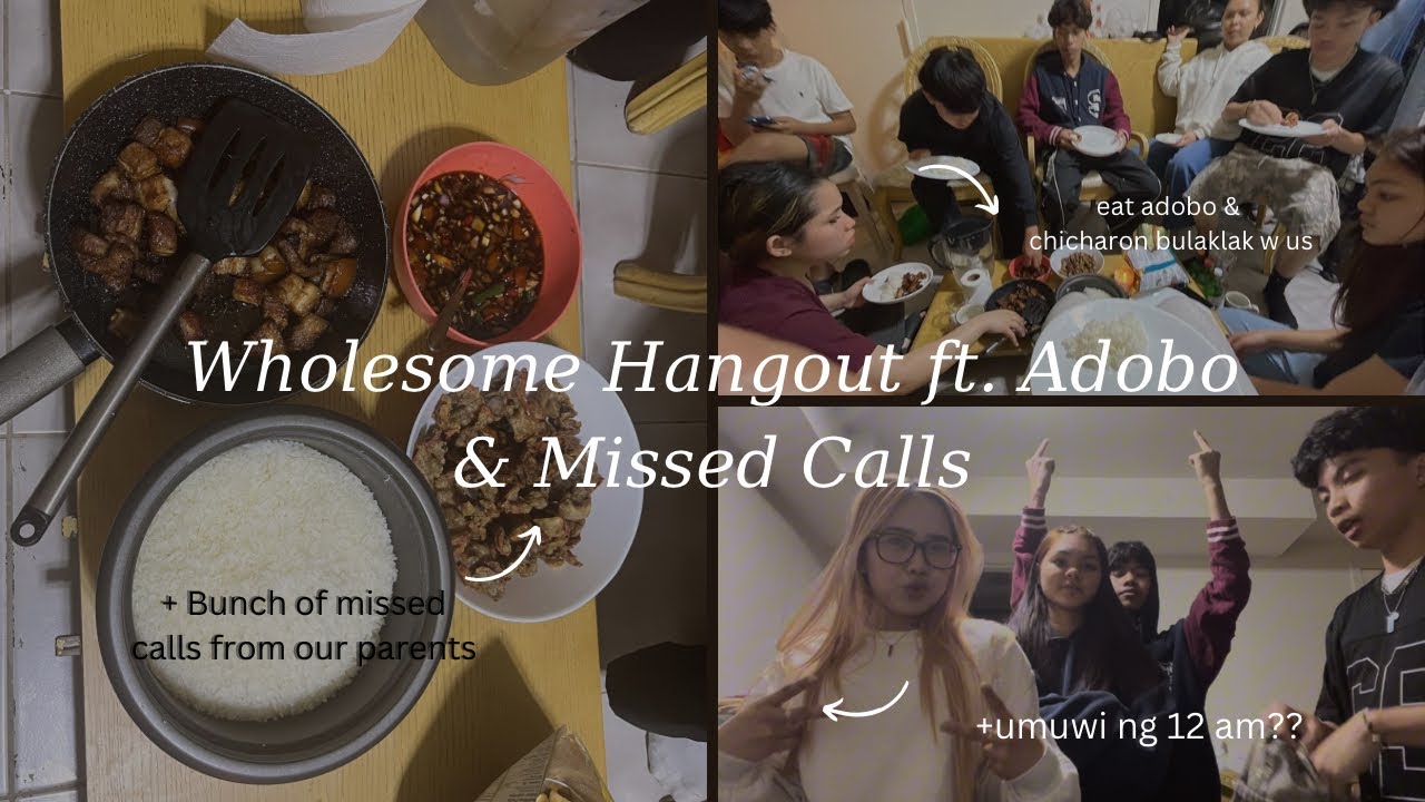 Chaotic Vlog with Friends: Adobo, TikTok, & Lots of Missed Calls from Our Parents