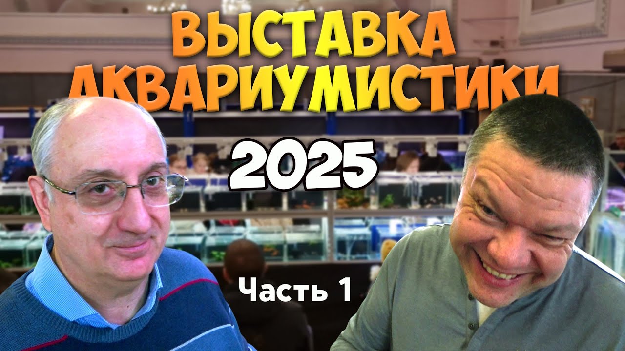 Выставка аквариумистики 2025. Часть 1. Аква раритеты, первые впечатления и Андрей Иваныч.