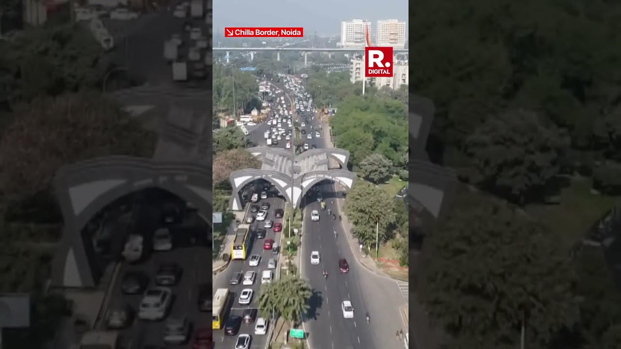 Traffic Chaos at Noida&rsquo;s Chilla Border as Farmers Head for 'Delhi Chalo' March