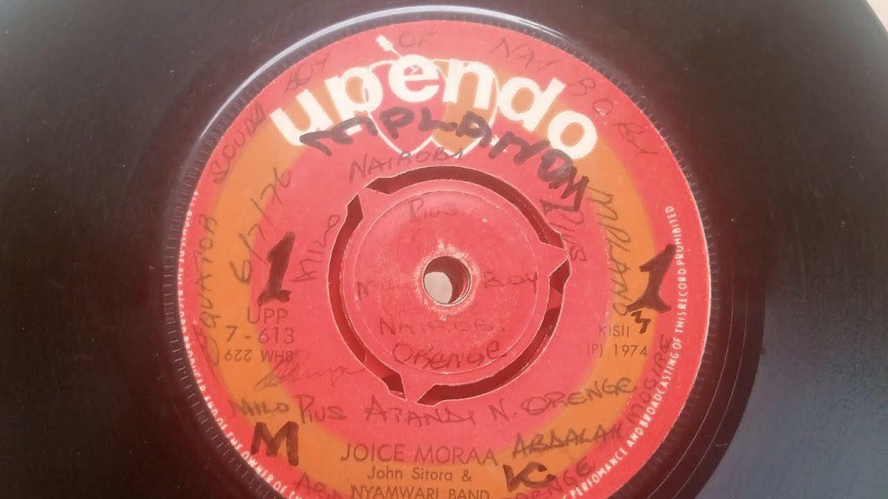 JOYCE MORAA.BY JOHN SITORA.UPENDO 613 SIDE A.NYAMWARI BAND.
