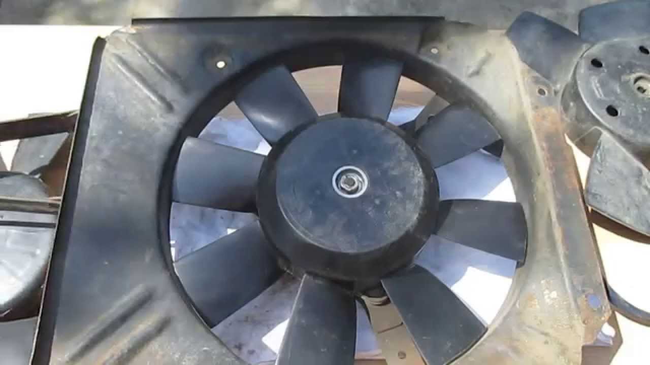 Как установить восьмилопастную крыльчатку электровентилятора охлаждения.