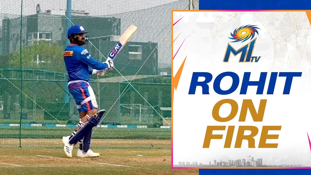 Rohit Sharma on fire in the nets | Mumbai Indians