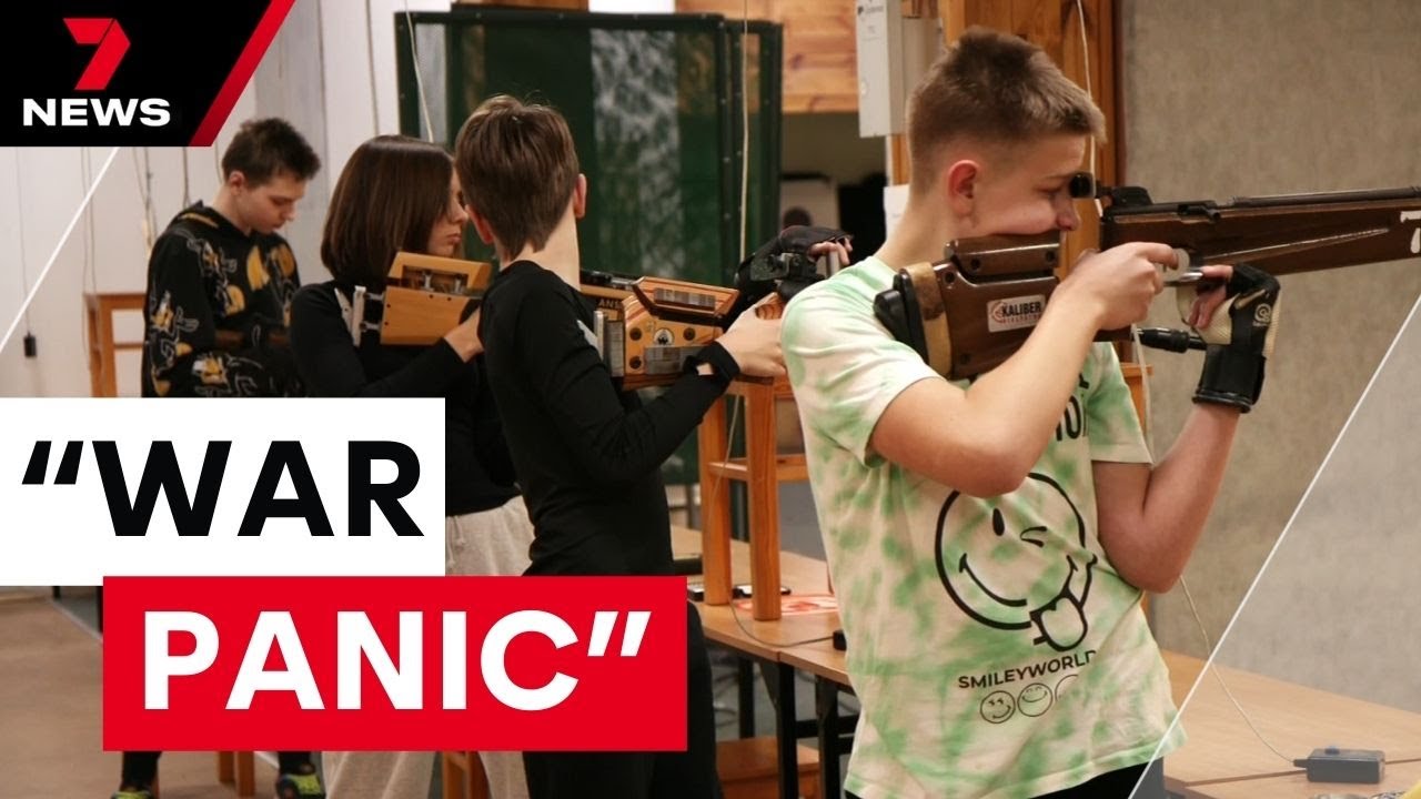 Why firearms training is now mandatory for children in Poland | 7NEWS