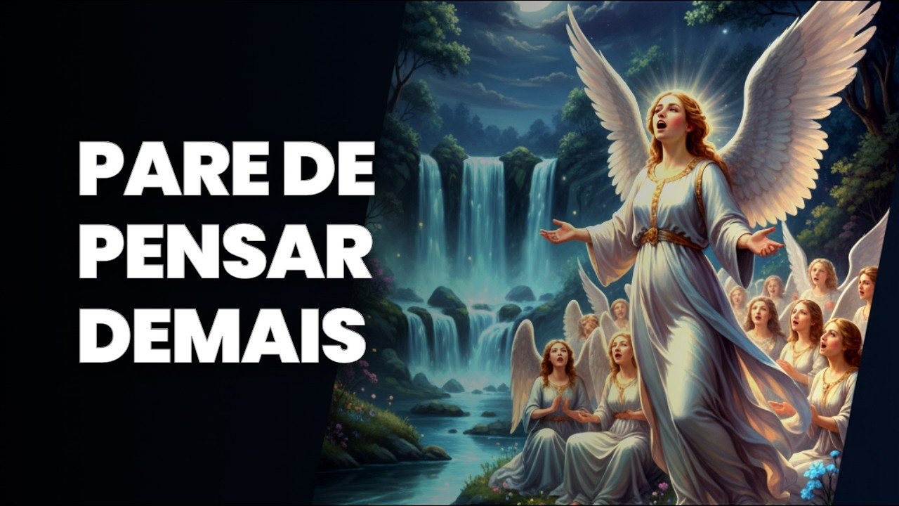 MELODIA DE HARPA E FLAUTA PARA ACALMAR A MENTE E PARAR DE PENSAR DEMAIS