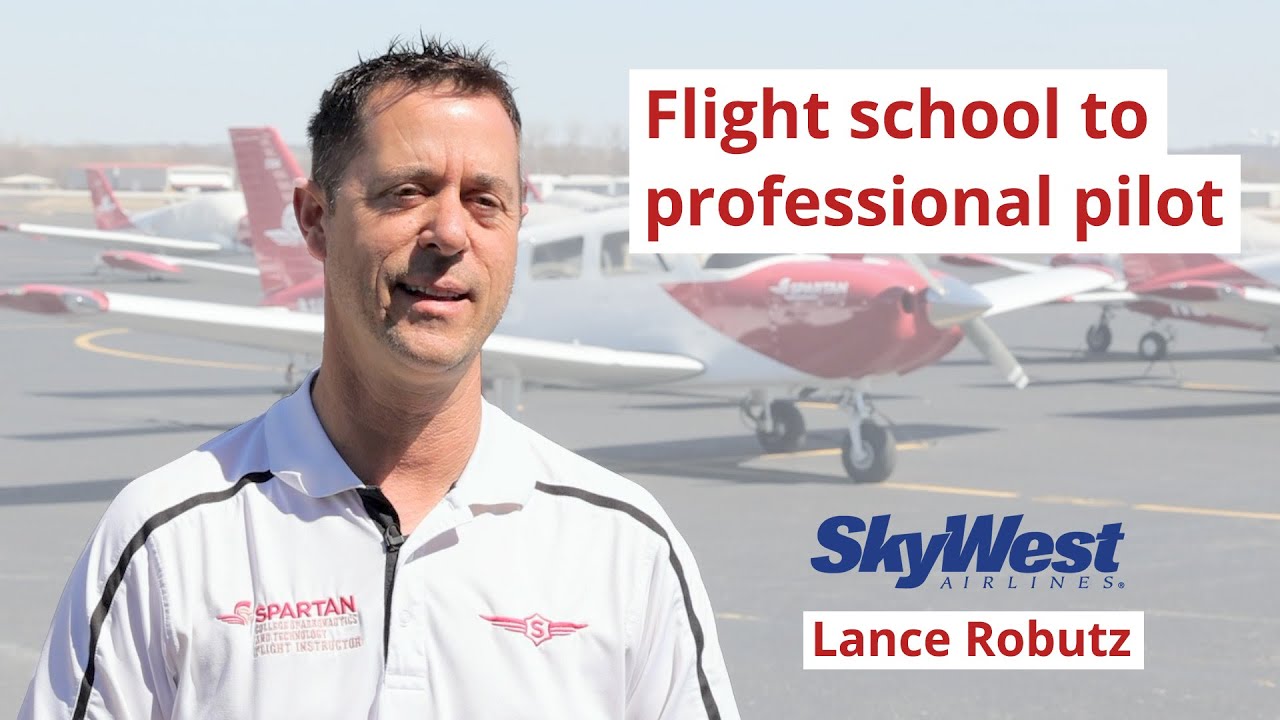 Going from flight school to SkyWest pilot