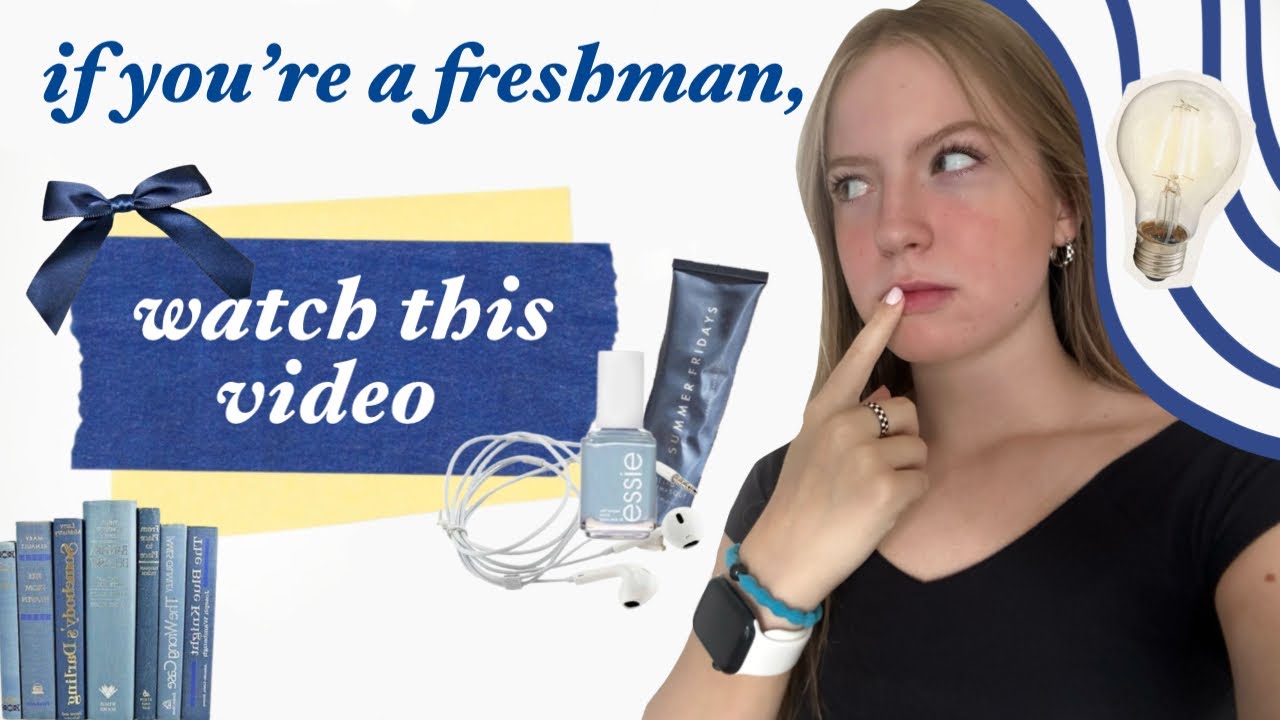 Tips You Need BEFORE Your Freshman Year 📚 | FRESHMAN ADVICE | (Dating, Friends, Organizing, + More)