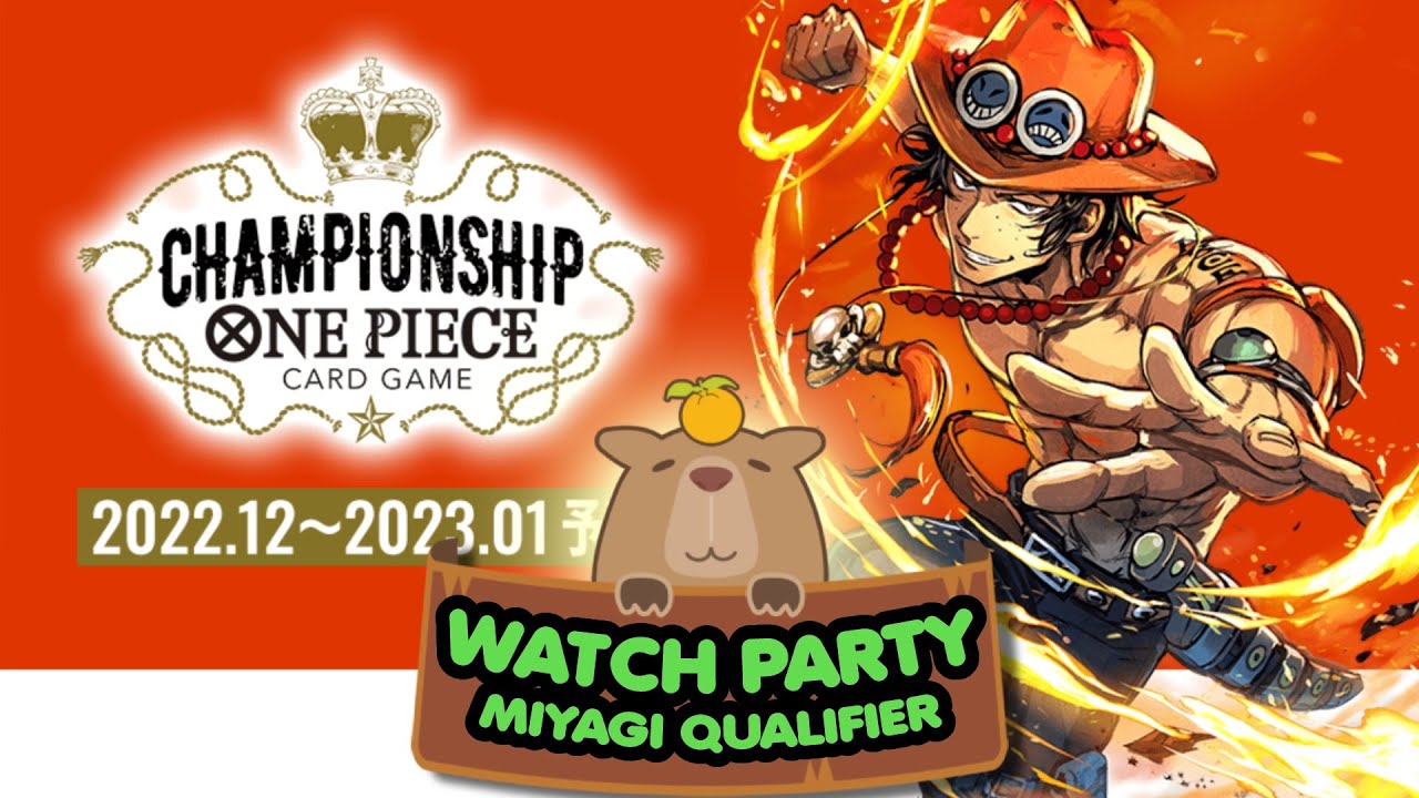 MIYAGI CHAMPIONSHIP QUALIFIER w/ ENGLISH COMMENTARY - [OP02 Gameplay]
