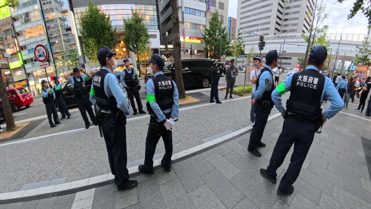 Osaka JAPAN POLICE Army！❤️警察24時❤️🇯🇵大阪府警🇯🇵警察官🇯🇵自衛官🇯🇵軍隊！日本警察