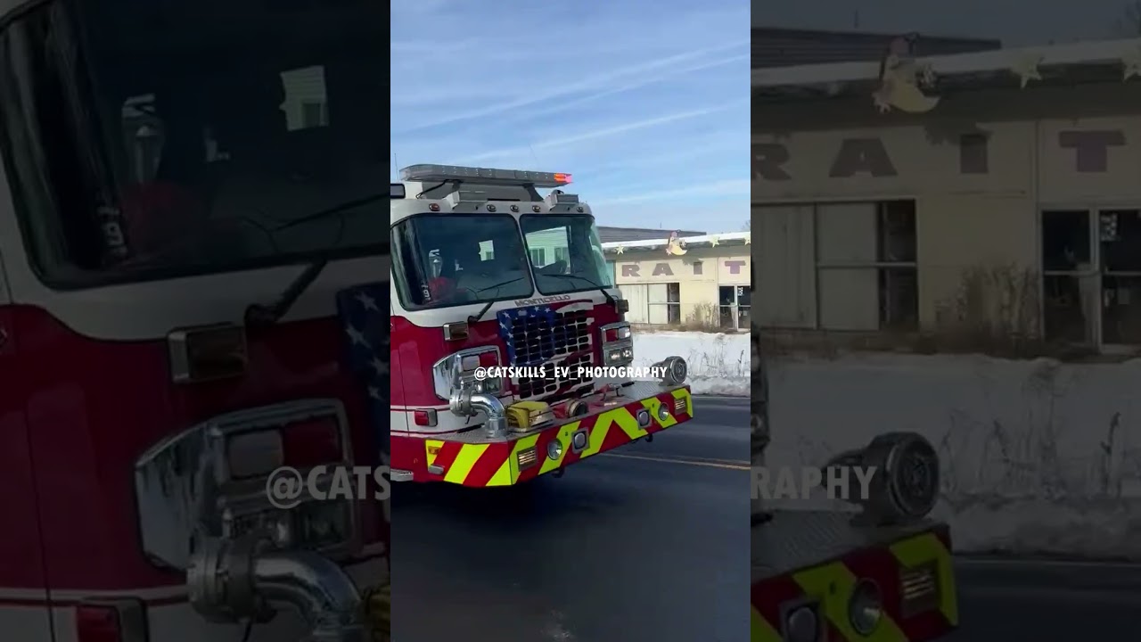 Monticello FD Engine Responding 