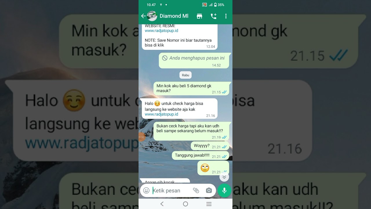 pengalamanku pertama kali topup di radjatopup. id.