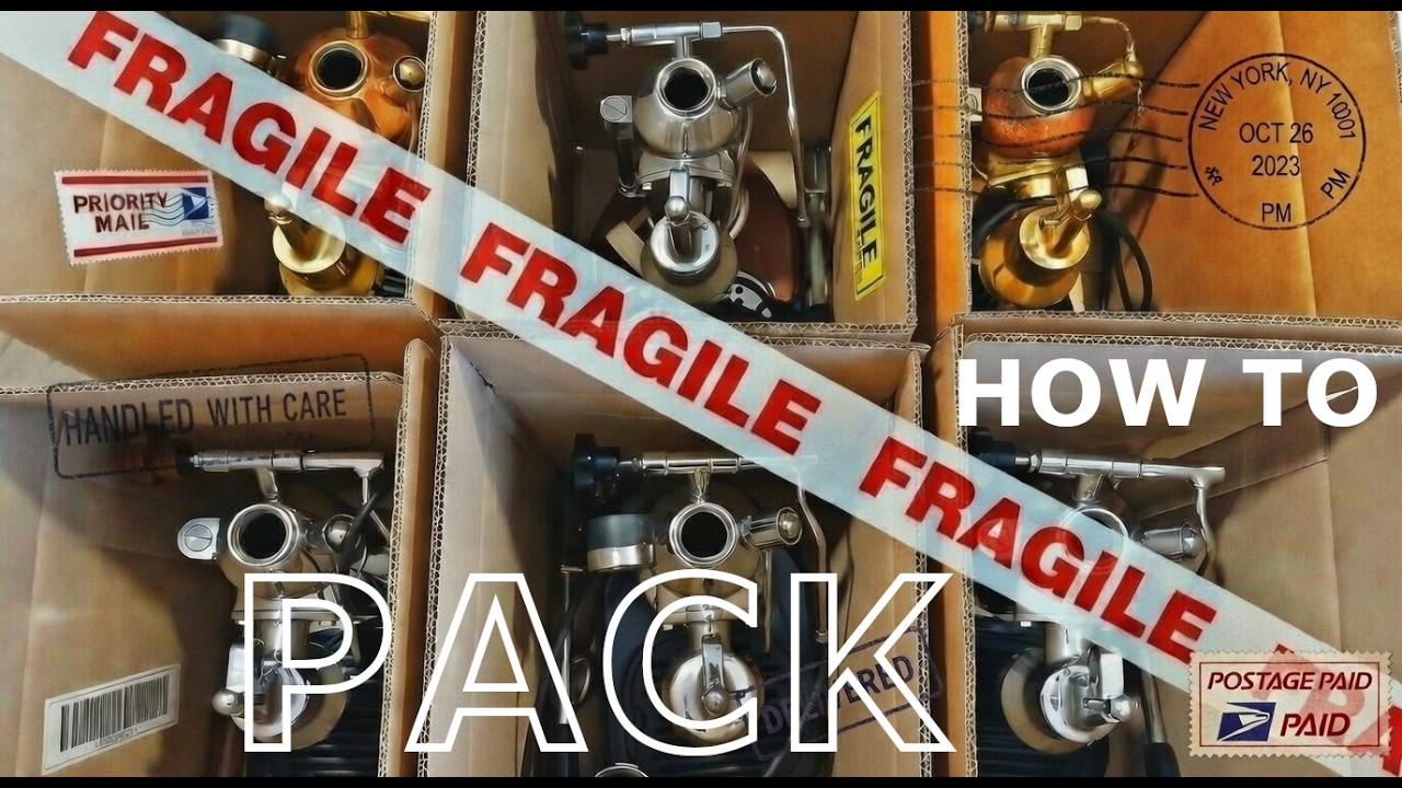 How To Properly Pack a La Pavoni Europiccola/Professional Lever Espresso Machine