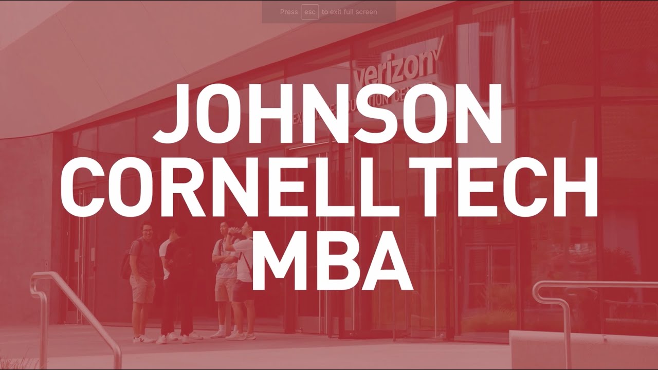 MBA at Cornell Tech