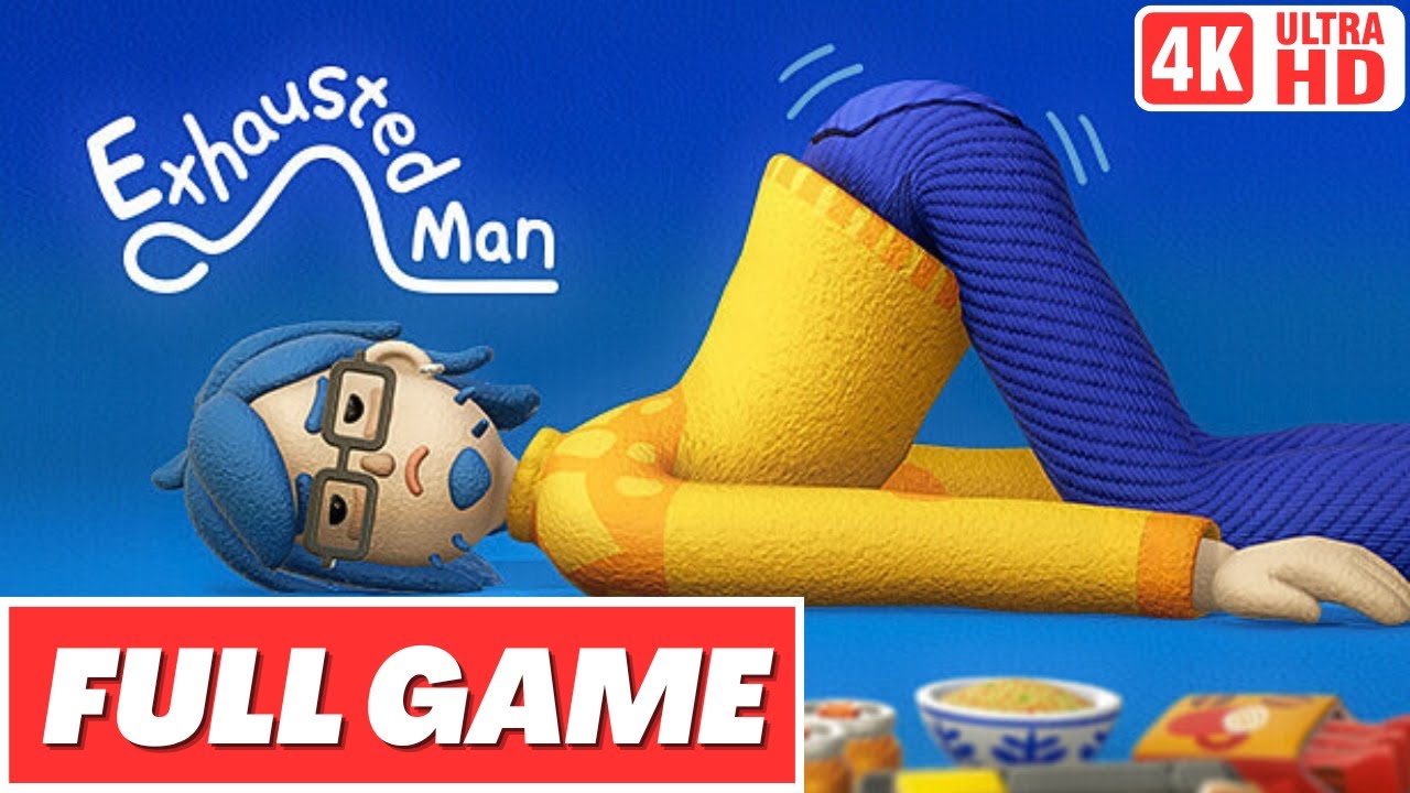EXHAUSTED MAN Gameplay Walkthrough FULL GAME [4K 60FPS] - No Commentary
