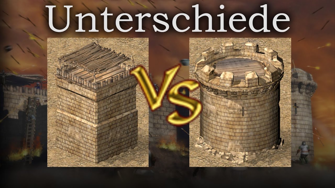 Quadratische oder Rundtürme? | Stronghold Crusader Tipps