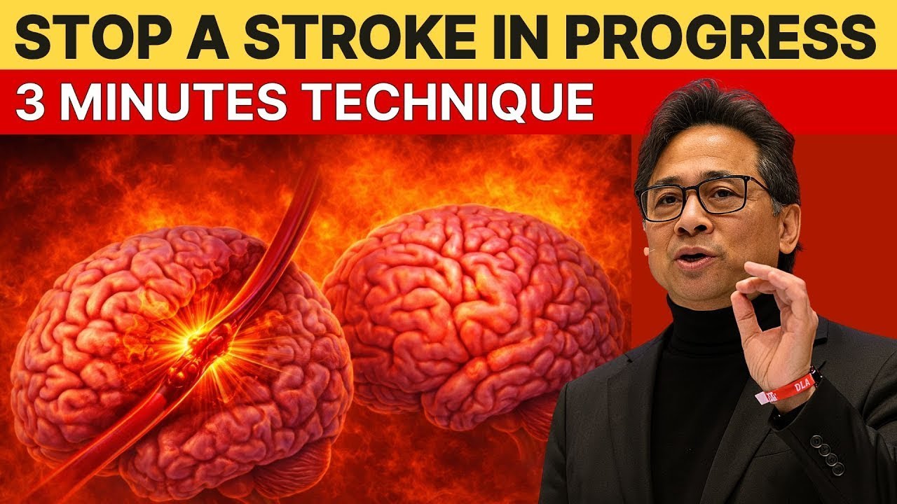 3-Minute Stroke-Stopping Technique for Seniors | Dr. William Li