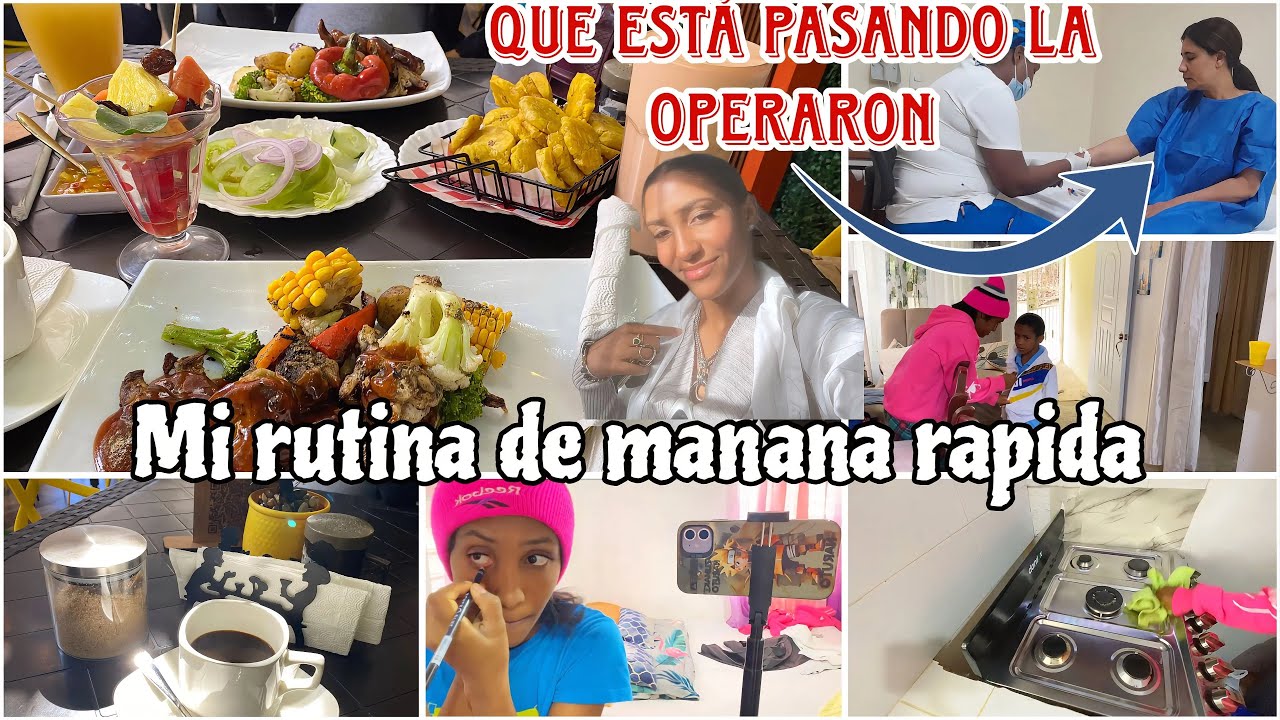 operaron a mi MADRE Limpieza de mi casita maquillaje fácil de hacer sigue el trabajo con el muro