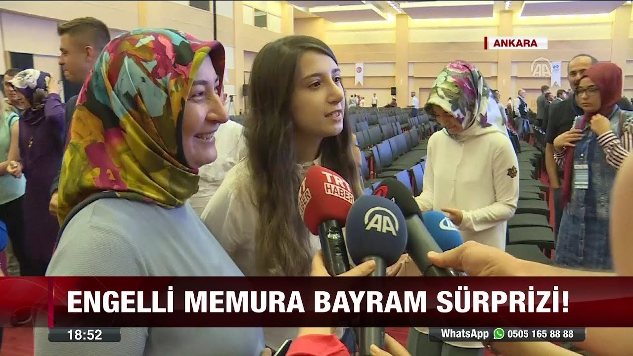 2 Bin 545 engelli memur oldu! - 24 Ağustos 2017