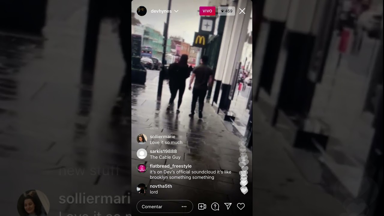 Dev Hynes-Blood orange Instagram live 6.20.21