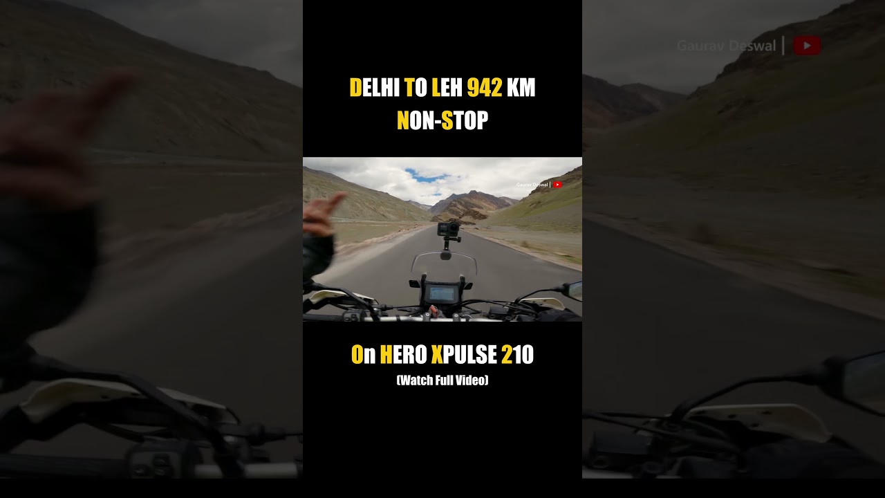 Xpulse 210 In Leh Ladakh 2025 #xpulse210 #delhitoleh #ladakhride #soloride #xpulse2004v