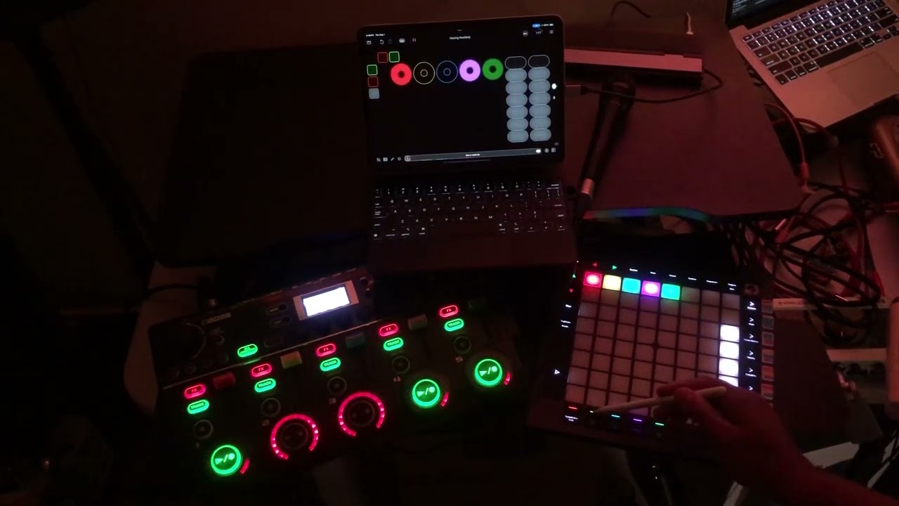 DJ Divine Justice Shows how to control boss RC 505 MKII With new Loopy Pro￼￼￼ midi clips!