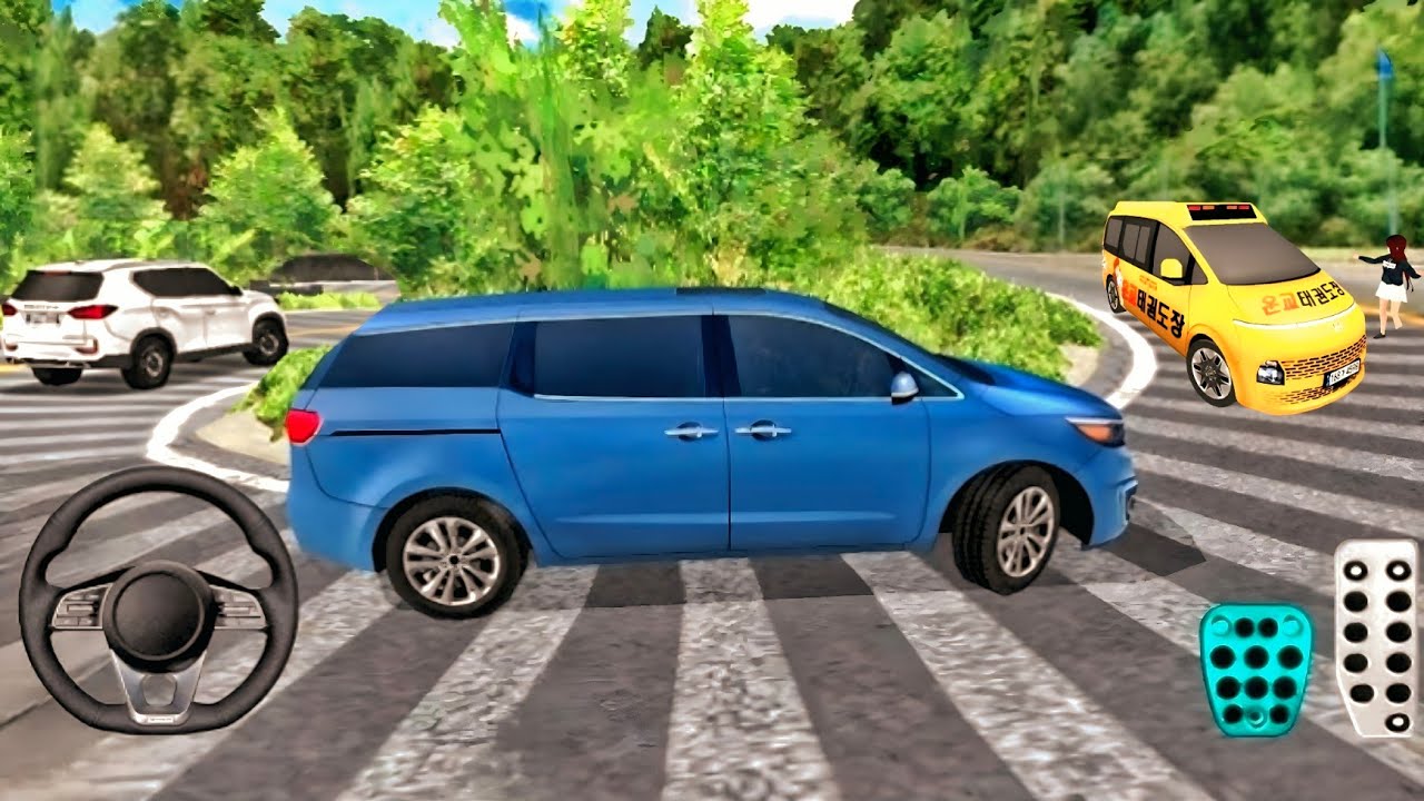New Kia Carnival is Ready Nerrow Mountain Road For Parking - 3D Driving Class Android Gameplay ||