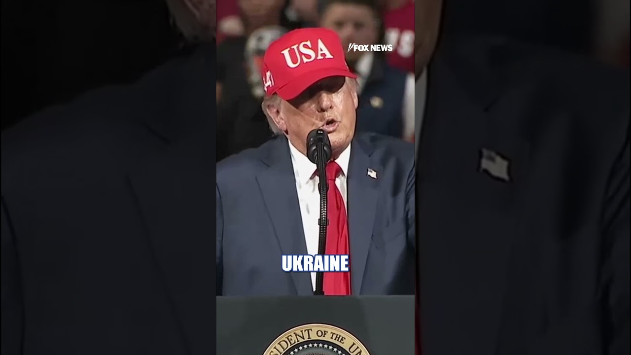 Trump says RUSSIA-UKRAINE war is driving diesel prices #shorts