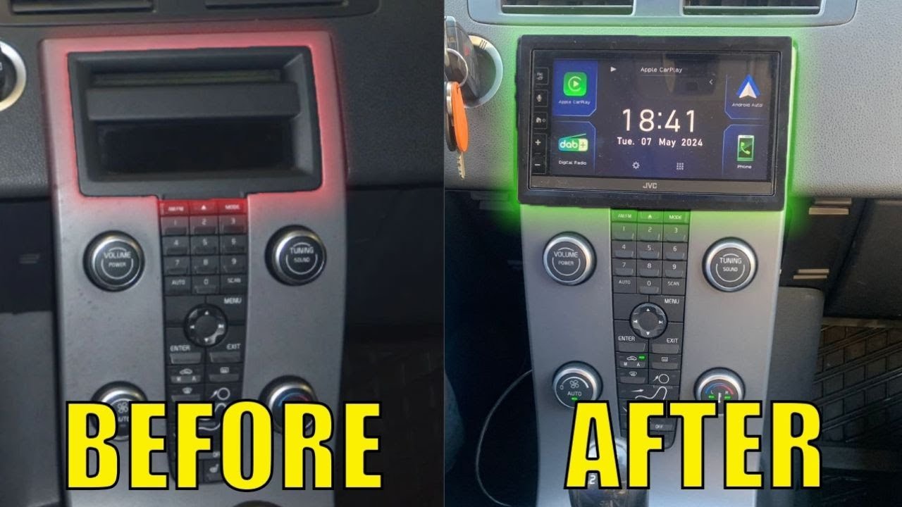 Как установить Apple/Android Carplay на Volvo V50