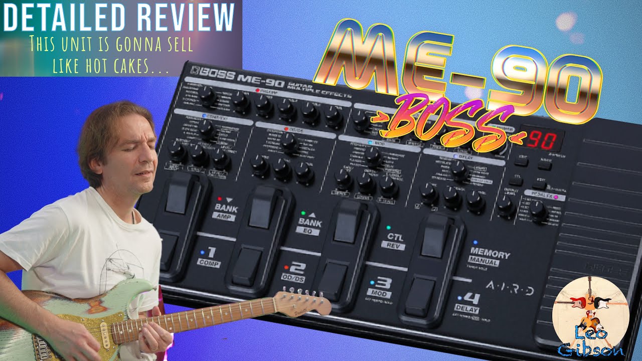 BOSS ME-90 - Detailed Review: this is gonna be one of the best selling amp modeler on the market!