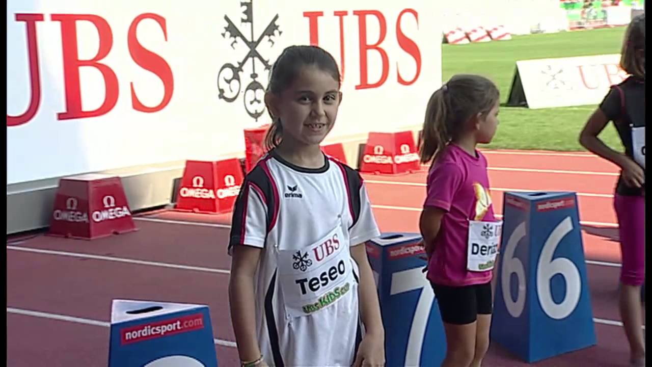 60 m Sprint UBS Kids Cup Schweizerfinal 2013