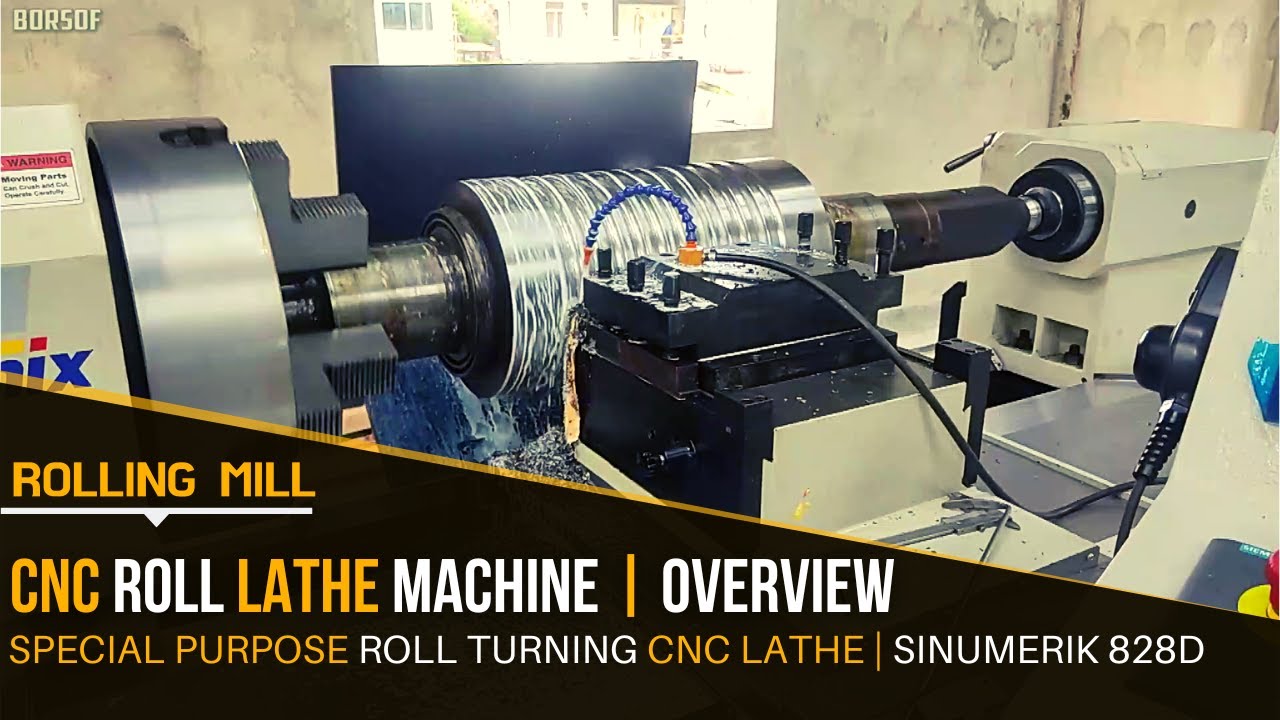 CNC ROLL LATHE MACHINE | OVERVIEW | SPECIAL PURPOSE ROLL TURNING CNC LATHE | SINUMERIK 828D | SETUP