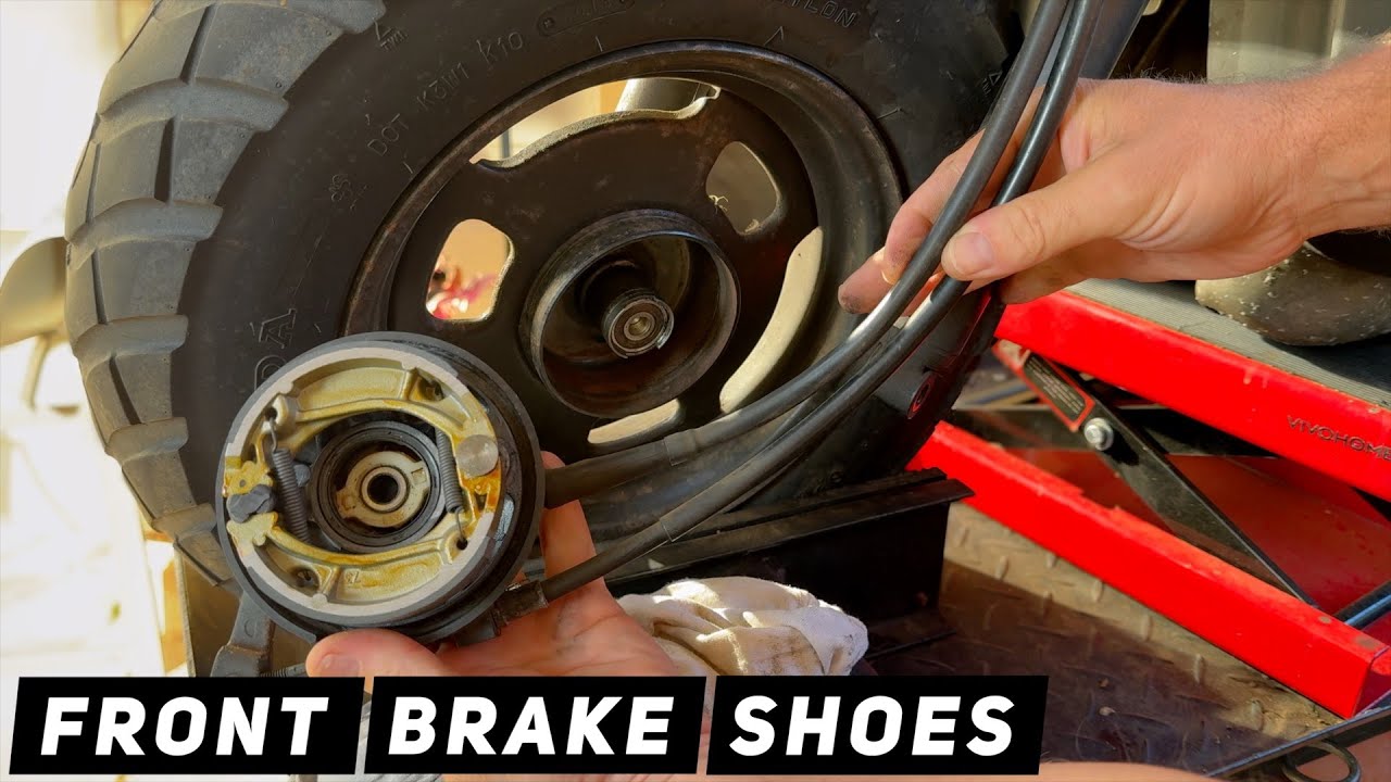 Honda Ruckus / Zoomer - Front Brake Shoes Replacement | Mitch's Scooter Stuff