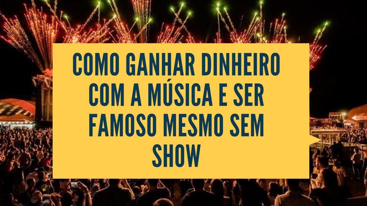 Como ganhar dinheiro com a música mesmo sem show