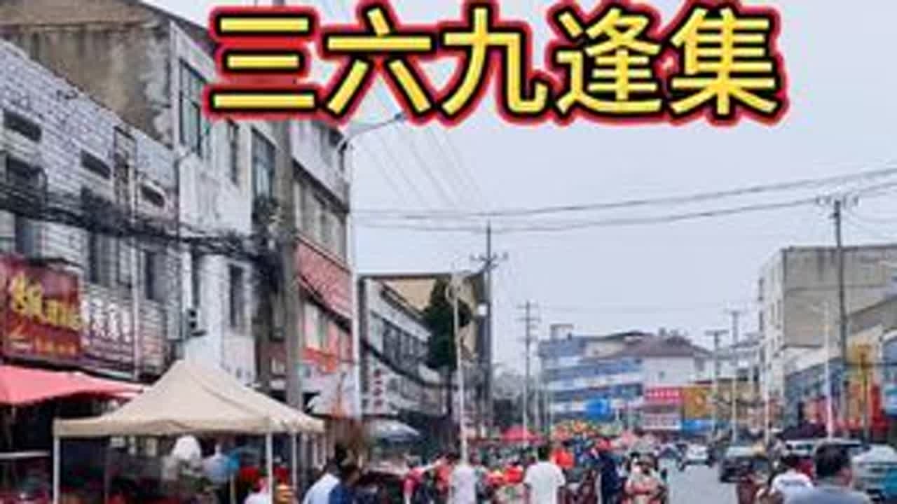 泥河镇，三六九逢集，30年前曾是人山人海， 如今穿过老街感受一下，还有你们小时候的回忆吗？#我的乡村生活 #老街#赶集#乡愁记忆