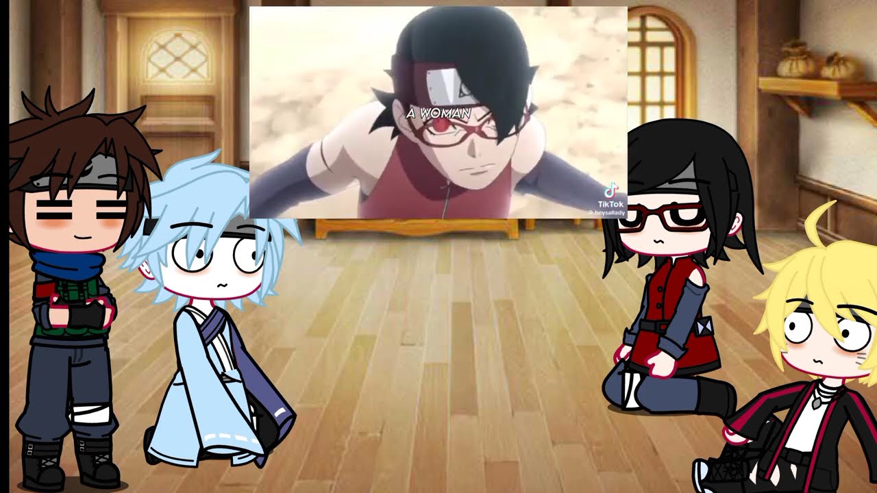 ✅TEAM KONOHAMARU💚REACT TO SARADA UCHIHA || BORUTO: TWO BLUE VORTEX || ITZ PEACHY SUNLIGHT✅