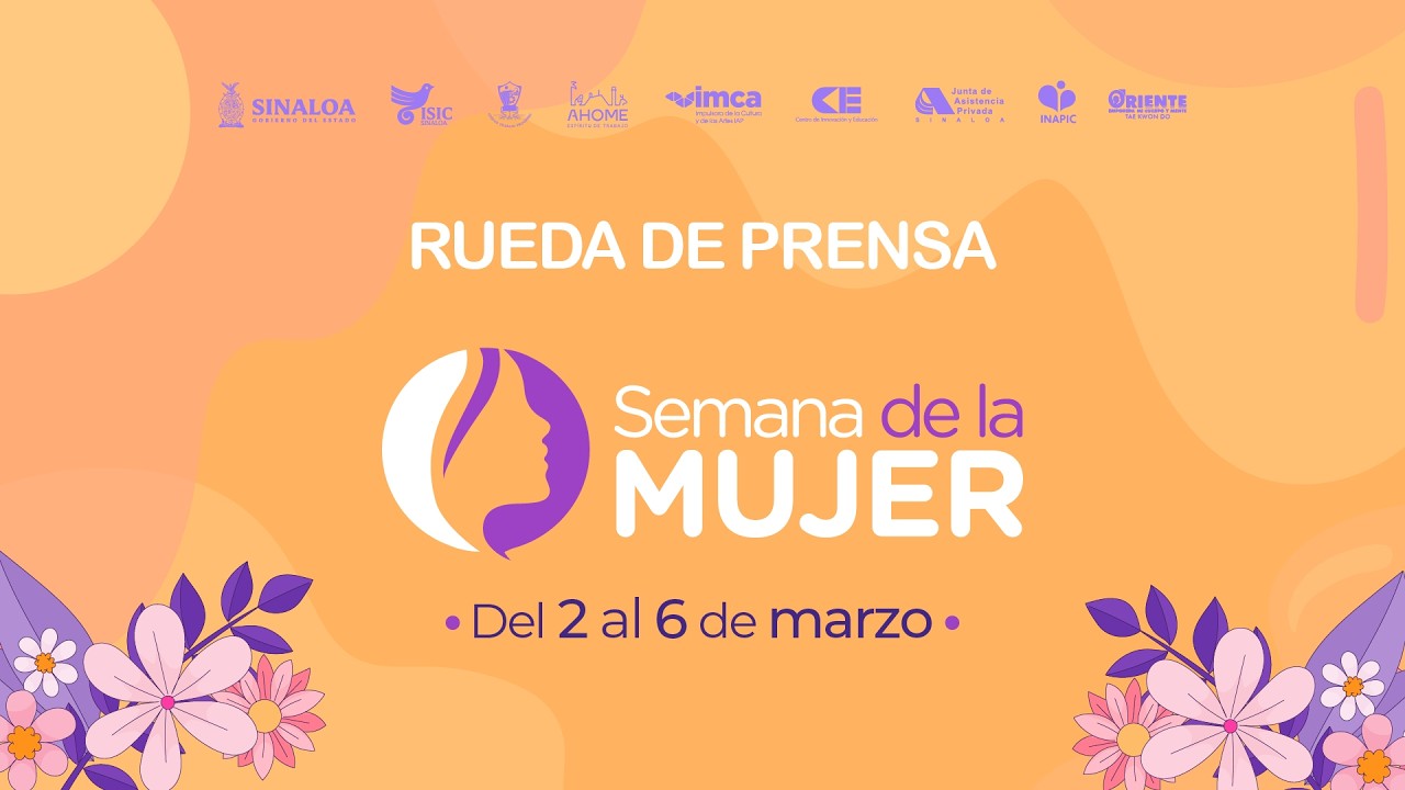 Rueda de Prensa Semana de la Mujer.