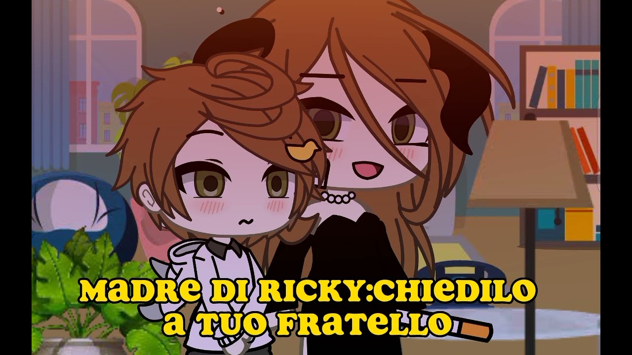she's evil most definetly 😈/ Ricky & madre di Ricky( gacha ita🇮🇹)