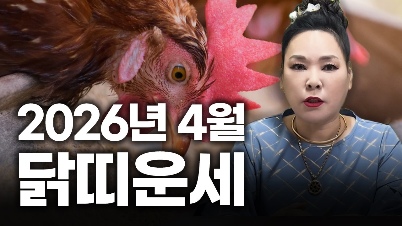 2026년 병오년 양력 4월 닭띠 운세!ㅣ93년생 81년생 69년생 57년생