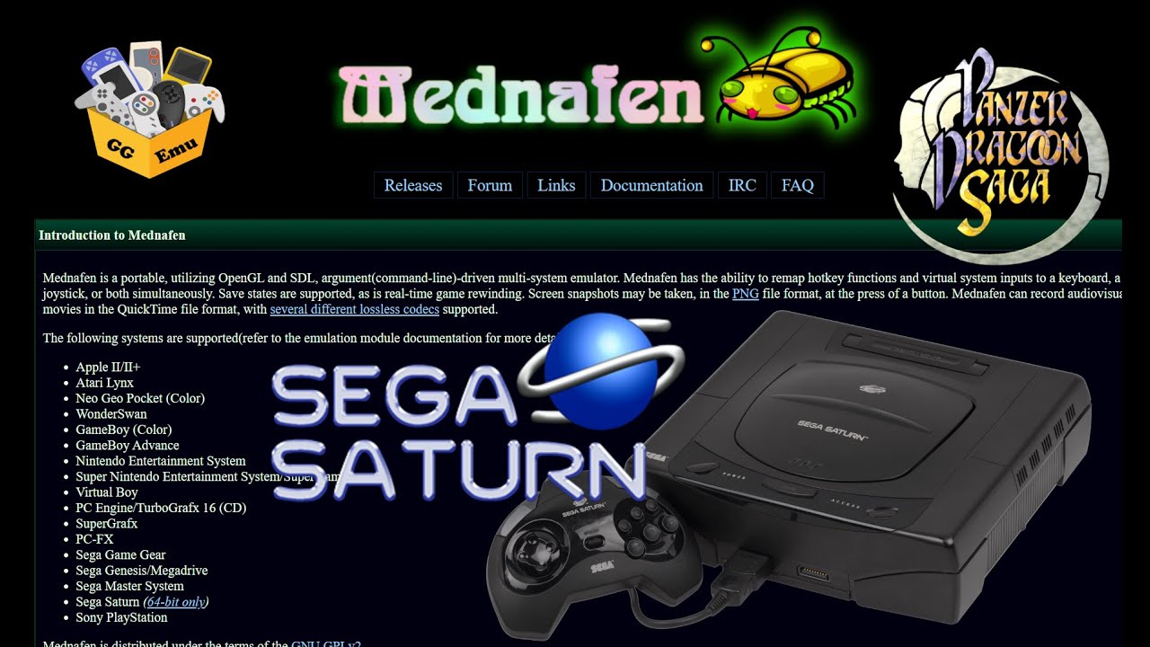 Let's emulate SEGA Saturn - Mednafen