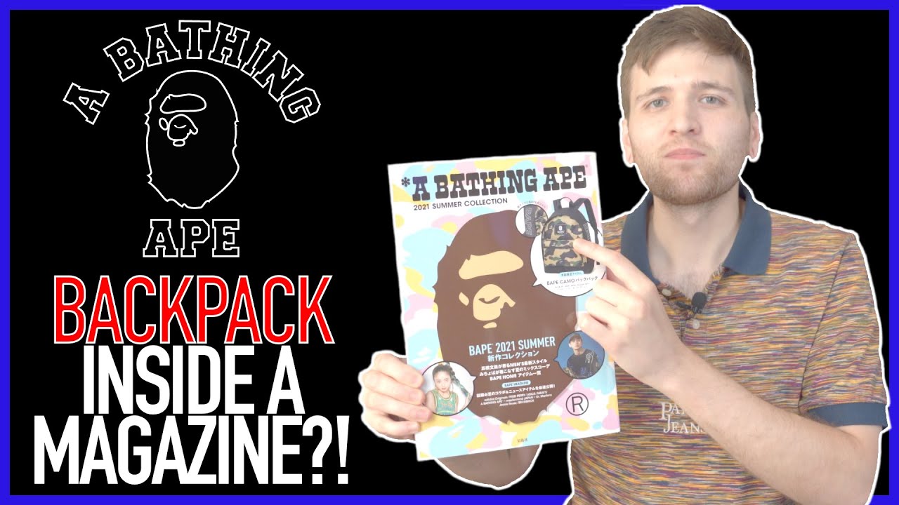 Real BAPE Backpack... inside a CATALOG? What?!