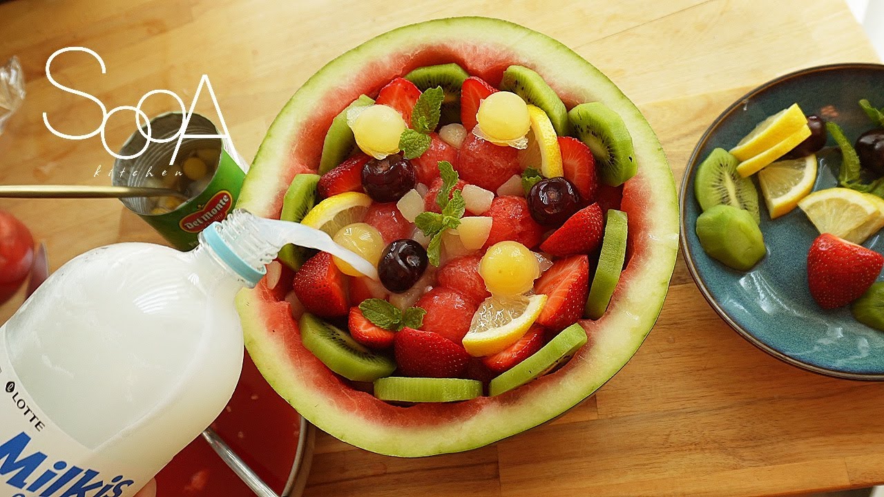 Homebody Life Eating Watermelon Hwachae, Salmon Soba, and Starting a Hydroponic Aerogarden