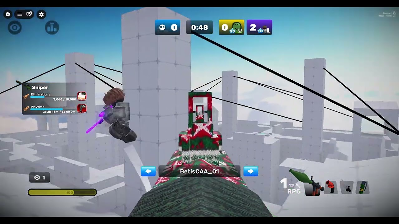 Playing Roblox Rivals.😁